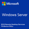 Windows Server 2016 Remote Desktop Services - 10 Device CALs