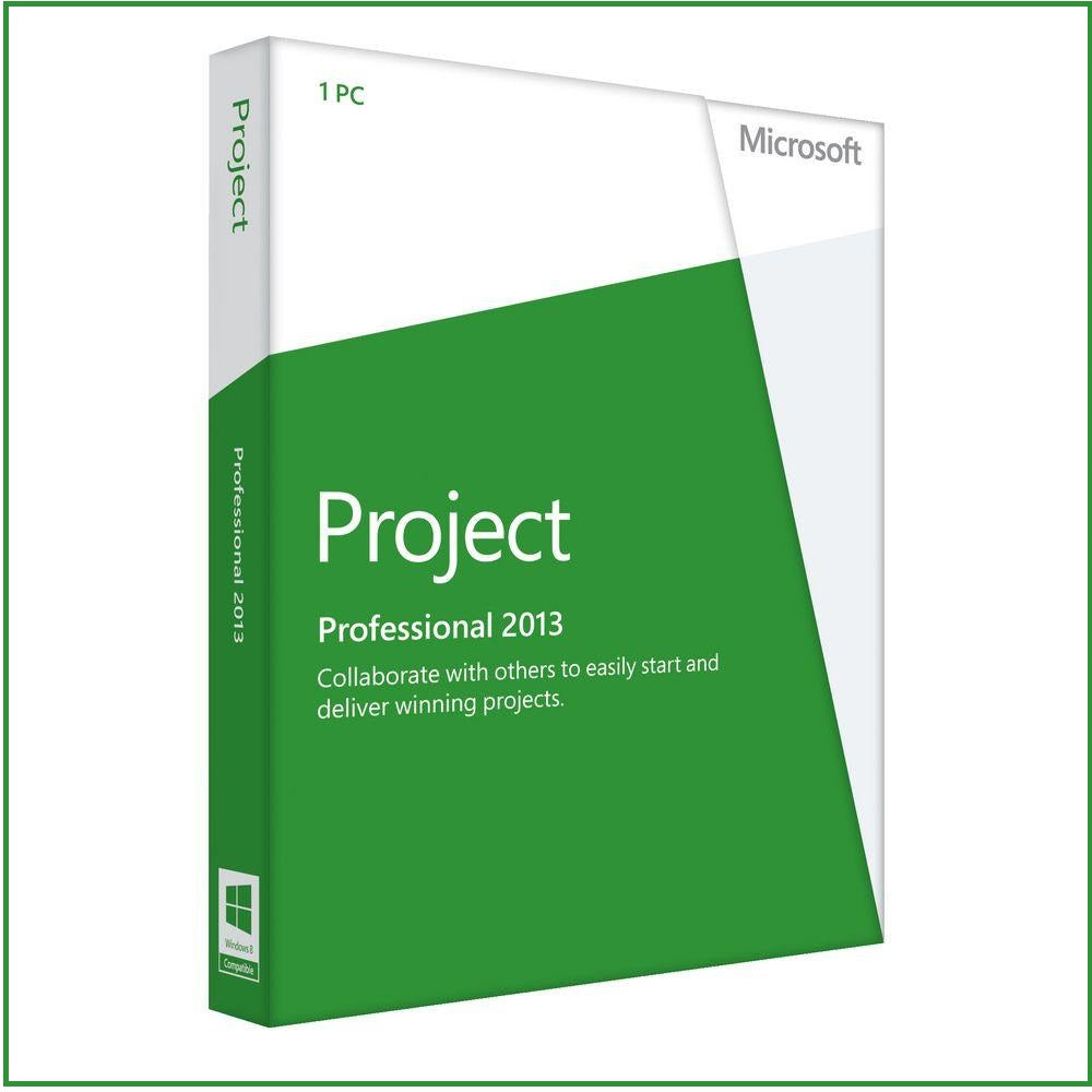 Microsoft Project Professional 2013, 32/64 Bit, Full Retail Version, Instant Download