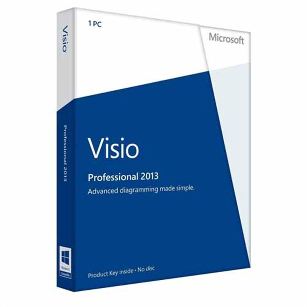 Microsoft Visio Professional 2013, 32/64 Bit, Full Retail Version, Instant Download